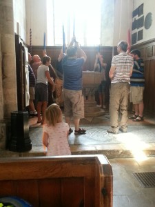 Ringing at one of the towers