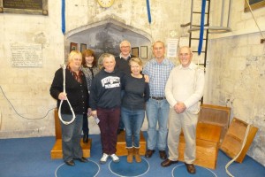 Ringers who visited Canterbury Cathedral