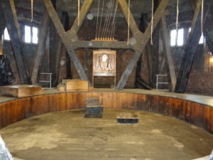 Liverpool Cathedral Ringing Chamber - yes, you probably could drive a bus round it !